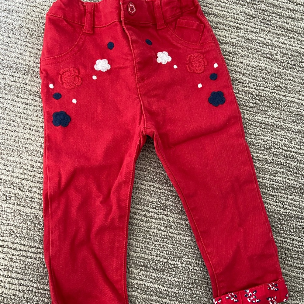 LIKE NEW French Brand DPAM Toddler Jeggings/Pants